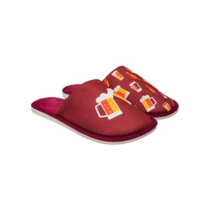 Chaussette haute fantaisie pantoufles bière
