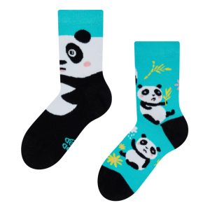 Chaussette haute fantaisie motif panda pour enfants