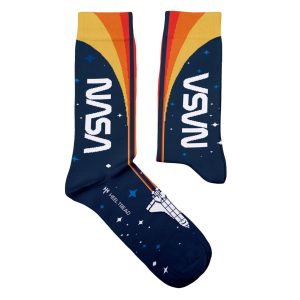 Chaussette haute fantaisie NASA et cosmos
